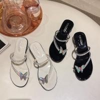 ราคา รองเท้าหนัง ส้นเตี้ย ประดับคริสตัล สีดํา สีขาว สําหรับผู้หญิง (21310922818)