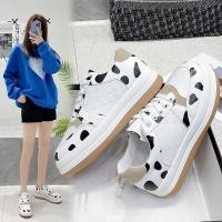 ราคา รองเท้าผ้าใบแพลตฟอร์ม พื้นยาง เสริมส้น สีขาว สไตล์เกาหลี สําหรับผู้หญิง (19511923309)