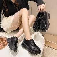 ราคา รองเท้าหนังออกซฟอร์ด ส้นแบน หัวกลม แบบผูกเชือก สีดํา เหมาะกับใส่ทํางาน แฟชั่นโลลิต้า สําหรับผู้หญิง ไซซ์ 41 42 (16481297137)