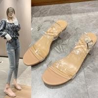 ราคา รองเท้าส้นสูง สายรัดข้อเท้า สีโปร่งใส สําหรับผู้หญิง (13189781236)