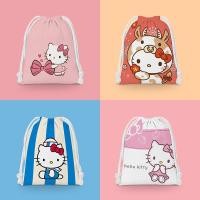 ราคา Hello Kitty drawstring DUST Bag กระเป๋าถือพับกระเป๋าผ้าขนาดเล็กกระเป๋าเก็บของเบ็ดเตล็ดแบบพกพากระเป๋าแต่งหน้า (26067380148)