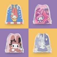 ราคา Melody drawstring DUST Bag กระเป๋าถือพับกระเป๋าผ้าขนาดเล็กกระเป๋าเก็บของเบ็ดเตล็ดแบบพกพากระเป๋าแต่งหน้า (29514915065)
