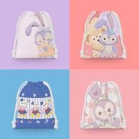 ราคา Stellalou drawstring ถุงเก็บฝุ่นกระเป๋าถือพับกระเป๋าผ้าขนาดเล็กถุงเก็บเบ็ดเตล็ดกระเป๋าแต่งหน้าแบบพกพา (25639097169)