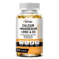 ราคา CALCIUM MAGNESIUM ZINC VITAMIN D3 เพิ่มความแข็งแรงของกระดูก เสริมสร้างกล้ามเนื้อ รองรับระบบประสาท (28538808528)