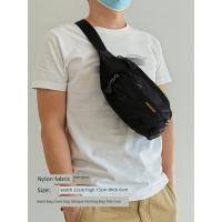 ราคา Travel Running Street Wear Nylon กระเป๋าคาดเอวกีฬาผู้ชายน้ําหนักเบา (29741416511)