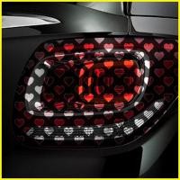 ราคา ไฟท้ายด้านหลังรถโคมไฟสติกเกอร์ไฟท้ายรถสติกเกอร์รูปหัวใจ 18 9in X 11 8in ไฟท้ายฝาครอบ death (42718404252)