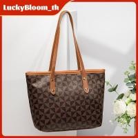 ราคา ลดราคา สต๊อกสินค้าในไทย กระเป๋าโท้ททรงใหญ่สไตล์เรโทร กระเป๋าสะพายไหล่ข้างเดียวพิมพ์ลายอเนกประสงค์ แฟชั่นลำลอง กระเป๋าถือผู้หญิง LuckyBloom (40625904097)