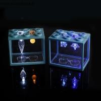 ราคา BOK Aquarium Mini Fish Tank Reptile Pet LED Light Box Stackable Aquarium กระบอกภูมิทัศน์สาหร่ายทะเลสําหรับตกแต่งบ้านสํานักงาน TH (56501740393)