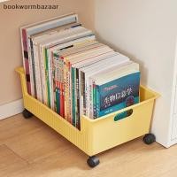 ราคา BOK กล่องเก็บของตั้งโต๊ะขนาดใหญ่เปิดด้านล่างล้อเลื่อนล้อหมุนหนังสือความจุขนาดใหญ่ตะกร้าเก็บของกระจุกกระจิก TH (57501734964)