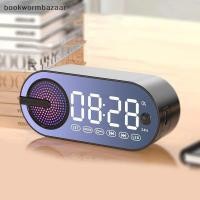 ราคา BOK นาฬิกาปลุกดิจิตอล 5 0 ลําโพง LED Display Mirror นาฬิกาปลุกตั้งโต๊ะพร้อมวิทยุ FM รองรับ TF Card Play Hands Free Call TH (56601740413)