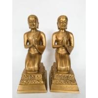 ราคา พระบูชา พระโมคคัลลานะ พระสารีบุตร พิธี รุ่นบารมีหนุนดวง วัดบางจาก จ นนทบุรี ปี2552 เนื้อ ทองเหลือง (5909291167)