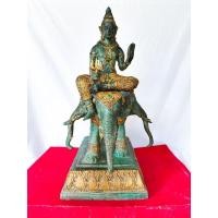 ราคา พระอินทร์ทรงช้าง พระอินทร์ทรงช้างเอราวัณ พิธีเสาร์5 ศาลช้างเอราวัณ เนื้อสัมฤทธิ์ (25351309001)