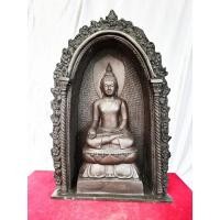 ราคา พระไพรีพินาศ มีซุ้ม วัดบวรนิเวศวรวิหาร เนื้อโลหะผสมรมดำ ปี2539 (19155472814)