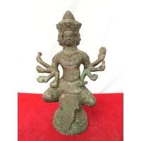 ราคา เทวรูป พระพรหม4หน้า 8กร ศิลปะทวาร วดี เนื้อสัมฤทธิ์ (18131196146)