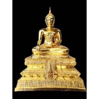 ราคา หลวงพ่อวัดไร่ขิง สธ ปี2523 สมเด็จพระเทพฯ เสด็จเททอง หน้าตัก9นิ้ว เนื้อโลหะ ปิดทองคำแท้ (15350178327)