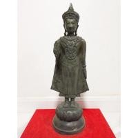 ราคา พระบูชา ศิลปะอยุธยา สมัยราชวงศ์สุวรรณภูมิ สูง23 5นิ้ว เนื้อ ทองสัมฤทธิ์ (10446814561)