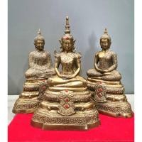 ราคา พระแก้วมรกต 3ฤดู พิธีสมโภชกรุงรัตนโกสินทร์ 200ปี วัดพระศรีรัตนศาสดาราม ปี2525 เนื้อทองเหลือง (7401893207)