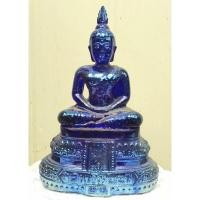 ราคา พระแก้ว25พุทธศตวรรษ พิมพ์ JAPAN เนื้อแก้วสีฟ้า ปี2500 หน้าตัก5นิ้ว (6744600569)