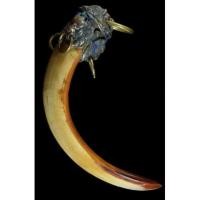 ราคา เขี้ยวหมูตัน เลี่ยมจับเงินแท้ลงยา ขนาดความยาว4 นิ้ว (6702709621)