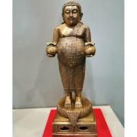 ราคา พระสังกัจจายน์ ปางยืนถือถุงเงิน ถุงทอง ขนาดบูชา วัดพนัญเชิง จ อยุธยา เนื้อทองเหลือง (3302154373)