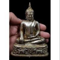 ราคา พระพุทธรูป ปางสมาธิ ขนาดบูชา บุเงินทั้งองค์ กรุเก่า จ สุโขทัย หน้าตัก3นิ้ว (2360957255)