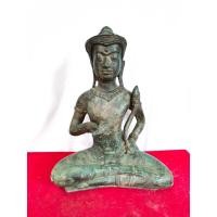 ราคา พระวัชระสัตว์ ศิลปะลพบุรี แบบเขมรโบราณ หน้าตัก9นิ้ว เนื้อสำริด (43373486458)