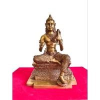 ราคา พระวิษณุกรรม เทพแห่งศิลปะการช่าง ออกโดย กรมศิลปากร ปี2547 เนื้อทองเหลือง หน้าตัก5นิ้ว (25978332411)