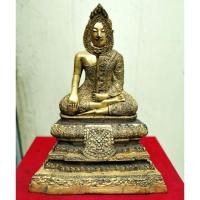 ราคา พระบูชารัตนะตอนต้น พิมพ์พระมาลัย ถอดฐานได้ พร้อมตาลปัตร ขนาดหน้าตัก5นิ้ว เนื้อ สัมฤทธิ์ (7637768904)