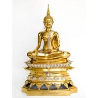 ราคา รูปหล่อ หลวงพ่อพระใส วัดโพธิ์ชัย ปี2520 หน้าตัก 12 นิ้ว เนื้อ ทองเหลือง (6243867478)