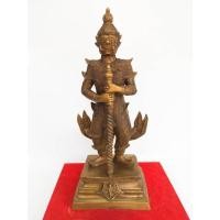 ราคา ท้าวเวสสุวรรณ ขนาดบูชา ฐานอุดดินไทย หลวงพ่ออิฐ วัดจุฬามณี ปี2545 สูง24นิ้ว (2507558820)