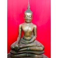 ราคา พระพุทธรูป ศิลปะอู่ทอง อู่ทองหน้าแก่ หน้าตัก20นิ้ว เนื้อสำริด (10638451551)