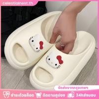 ราคา รองเท้าแตะผู้หญิง Sanrio Iva โดดเด่นด้วยดีไซน์การ์ตูน หน้าปัดหนา สวมใส่สบาย ไร้เสียงรบกวน เหมาะสำหรับใช้ทั้งในร่มและชายหาด CelestialNest (51100085672)