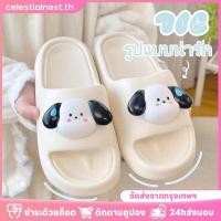 ราคา SANRIO EVA รองเท้าแตะผู้หญิงลายการ์ตูน Sanrio รองเท้าแตะพื้นหนากันลื่นสไตล์คู่รัก รองเท้าแตะชายหาดกลางแจ้งสำหรับใช้ในบ้านช่วงฤดูร้อนที่สวมใส่สบายและเงียบสงบ CelestialNest (45600090810)