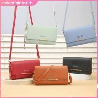 ราคา กระเป๋าสตางค์ผู้หญิงทรงยาว อเนกประสงค์ ใส่เหรียญ ใส่โทรศัพท์มือถือได้ กระเป๋าคลัตช์แบบมีซิป กระเป๋าใส่เหรียญ หนัง PU กระเป๋าถือผู้หญิง CelestialNest (46000396086)