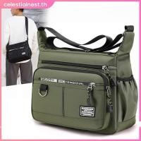 ราคา กระเป๋าสะพายไหล่สำหรับผู้ชายรุ่นใหม่ กระเป๋าสะพายข้างกันน้ำความจุขนาดใหญ่ กระเป๋าสะพายไหล่ทนทานต่อการสึกหรอ กระเป๋าทำงานอเนกประสงค์ กระเป๋าสะพายข้างสำหรับผู้ชายสำหรับเดินทางพักผ่อนกลางแจ้ง CelestialNe