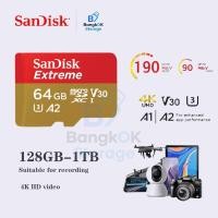ราคา Sandisk Extreme micro SDcard 128GB 1TB การ์ดหน่วยความจำ A2 V30 อะแดปเตอร์ (43072475090)