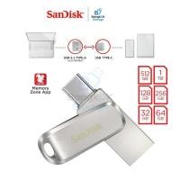 ราคา SanDisk Ultra Dual Drive Luxe USB Type C 32GB 64GB 128GB 256GB SDDDC4 แฟลชไดรฟ์ Flashdrive iPadPro (41022480064)