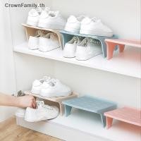 ราคา CrownFamily ชั้นวางรองเท้าสองชั้นตู้รองเท้าพาร์ทิชันชั้นประหยัดพื้นที่เก็บชั้นวางรองเท้าจัดระเบียบวางที่วางเก็บรองเท้า TH (44472575243)