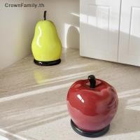 ราคา CrownFamily กล่องไม้จิ้มฟันดีไซน์น่ารักและลูกแพร์หรูหราบ้านสําลีไหมขัดฟันที่เก็บภาชนะสร้างสรรค์ออแกไนเซอร์ทันสมัย TH (26643651867)