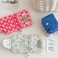 ราคา ครอบครัว Crown กระเป๋าสตางค์ผ้าใบลายดอกไม้ พกพาสะดวก ขนาดเล็ก สไตล์แฟชัน cute wallet (49501553404)