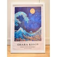 ราคา พร้อมส่ง กรอบภาพสีขาวพร้อมรูปภาพ ขนาด 60x40 สภาพ 95 กรอบไม่มีแผ่นใสปิดภาพ (42375157943)