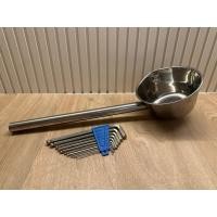 ราคา 1 แถม 1 ชุดประแจหกเหลี่ยมแบบตัวแอล L Type Allen Key Set แถม กระบวยสแตนเลสตักน้ำ ยาว 47 ซม (51701531424)