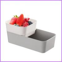 ราคา ชามล้างผลไม้เครื่องซักผ้ากระชอน Double Layer ชามอ่างล้างหน้าพร้อมกรองสําหรับทําความสะอาดห้องครัวบ้านทําอาหาร bunverth (43376606468)