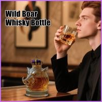 ราคา ขวดเหล้าวิสกี้หมูป่าขวดวิสกี้ประติมากรรมศิลปะตกแต่งบ้านสําหรับผู้ชายสามีชั้นวางห้องนั่งเล่นตู้ bunverth (54451539758)
