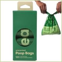 ราคา ถุงขยะสุนัข 8 ม้วน Leakproof Litter กระเป๋าถุงขยะสุนัข Poop สําหรับ Daily Walk Park Apartment Publicanth (44125093240)