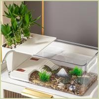 ราคา เต่าน้ําถังเต่ากรงพื้นที่ใสที่อยู่อาศัยกับเวทีกองทุนสําหรับปูกั้งตุ๊กแก สัตว์สะเทินน้ําสะเทินบก ทารกในครรภ์ (40164370235)