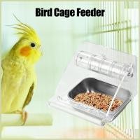 ราคา กรง Bird Feeder ถ้วยอาหารน้ําแบบถอดได้กรงถ้วยป้อนน้ําสําหรับ Parakeet Canary Gentoo นกแก้ว Lovebirds fescanth (45801909311)