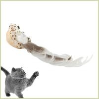 ราคา ของเล่นไม้กายสิทธิ์ พร้อมขนนก และกระดิ่ง แฮนด์เมด สําหรับแมว (25870803655)