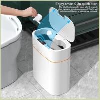 ราคา ห้องน้ํา Motion Sensor ถังขยะ Motion Sensor ถังขยะอัตโนมัติ Touchless พร้อมฝาปิด Anti odor อัตโนมัติ fescanth (44323175232)