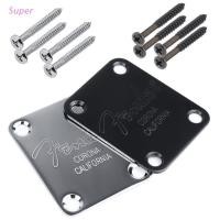 ราคา Super Electric Guitar Bass Neck Plate Screws For Strat Tele S T TL Chrome or Black (8273256403)